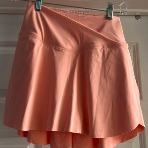 HALARA Orange Pink Mini Bubble Skirt Athletic